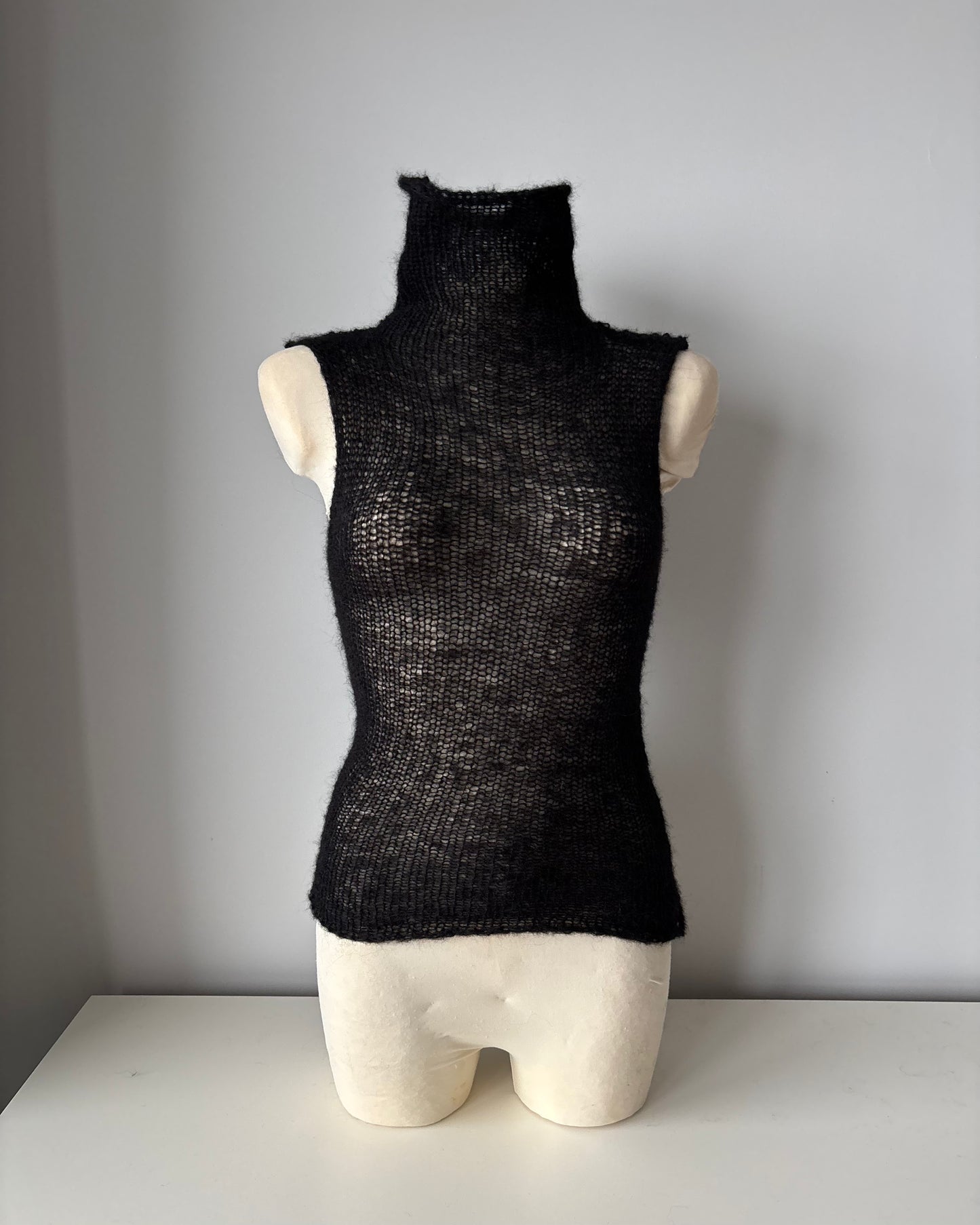 SHEER PLAIN TURTLENECK