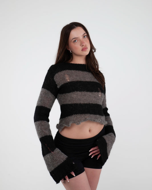 01 STRIPED SWEATER