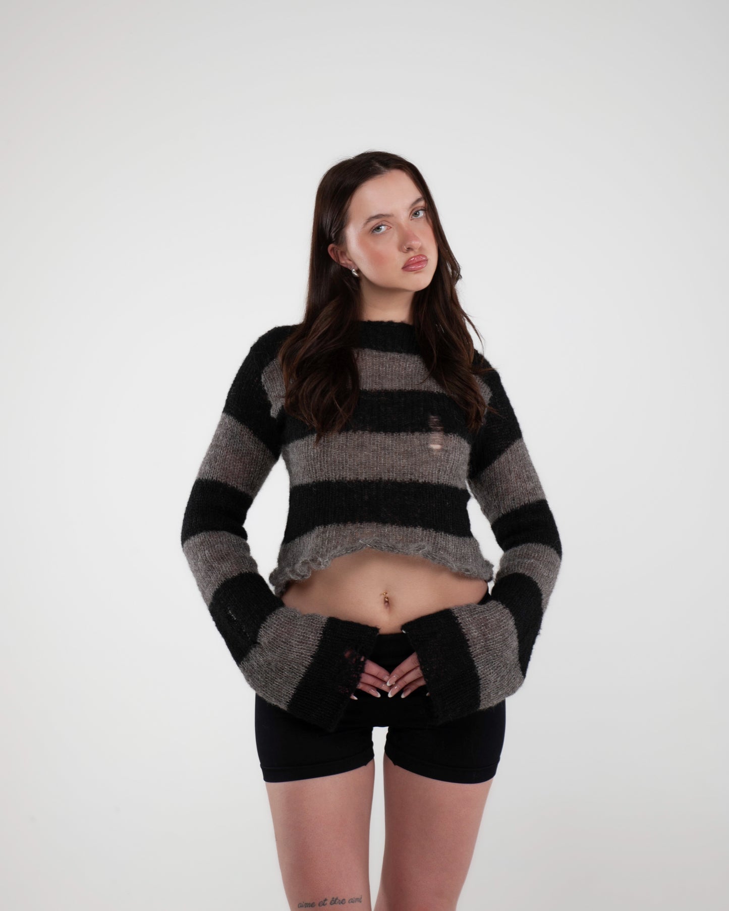 01 STRIPED SWEATER