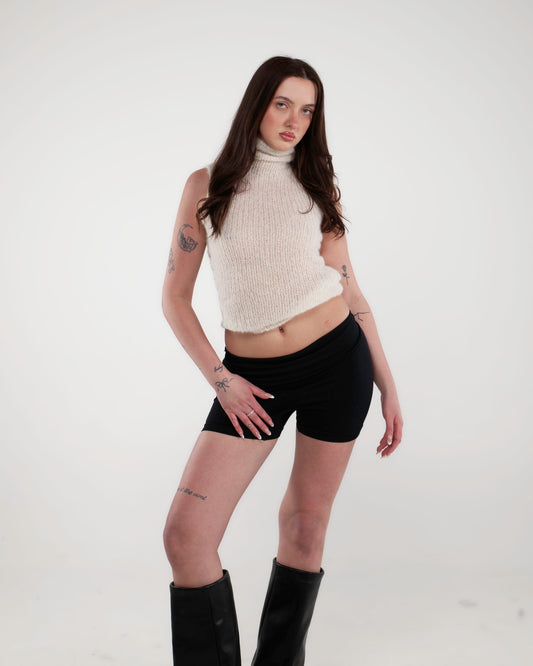 SHEER PLAIN TURTLENECK
