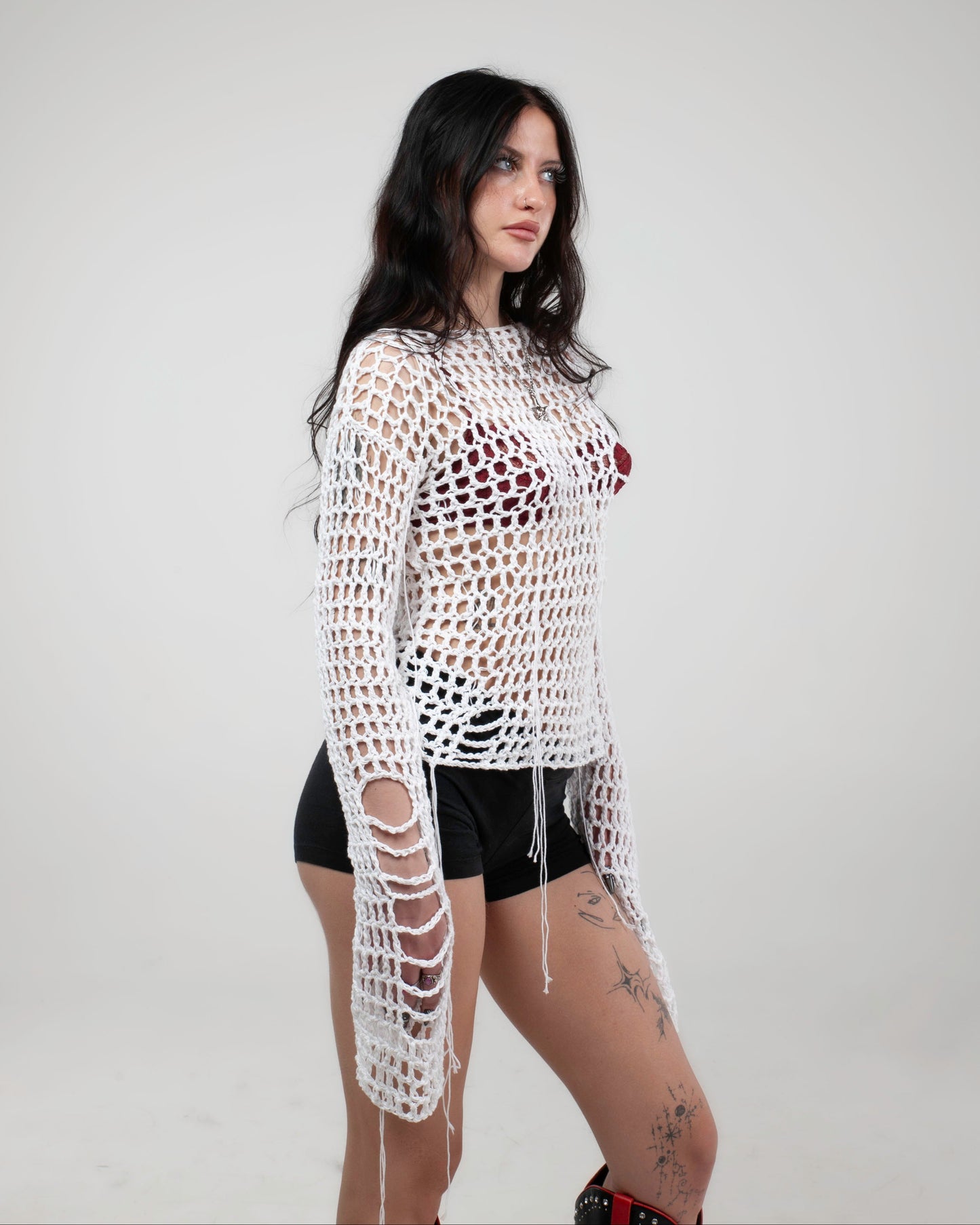 FISHNET SWEATER