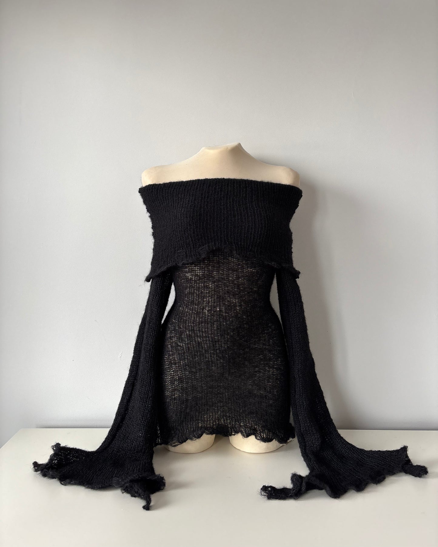 OFF-SHOULDER MINI DRESS