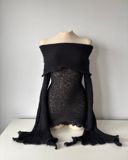 OFF-SHOULDER MINI DRESS